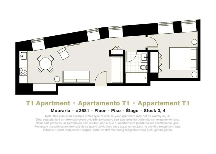 דירה Serviced - Mouraria ליסבון